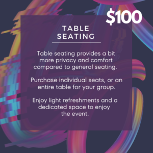 Table Seating Ticket